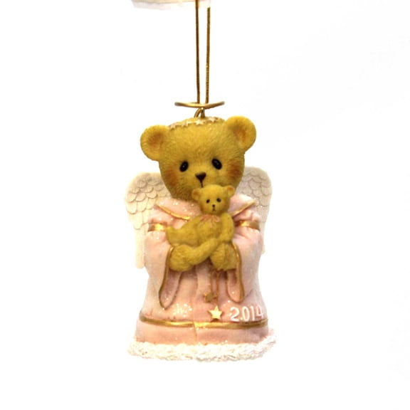 Cherished Teddies Hugs From Heaven Polyresin 2014 Dated Ornament 4040459
