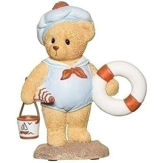 Cherished Teddies Teddy Beach Boy Figurine