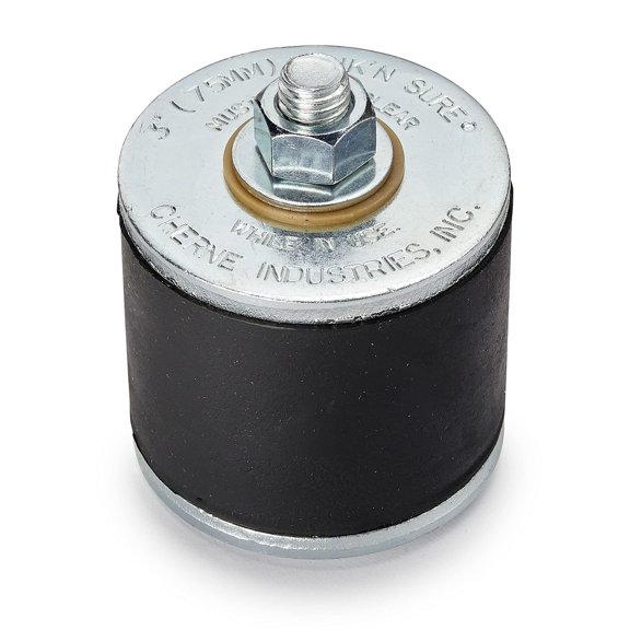 Cherne 269921 Mechanical Plug, Black CA1