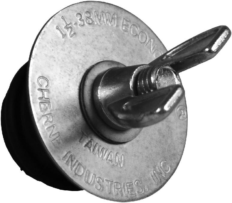 Galvanized Steel Wing Nut Pipe Test Plug 1-1/2 inch
