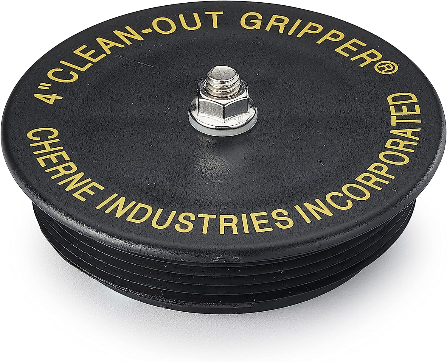 Cherne Pipe Plug,Hex Nut,2.2"H,4"Pipe 270188