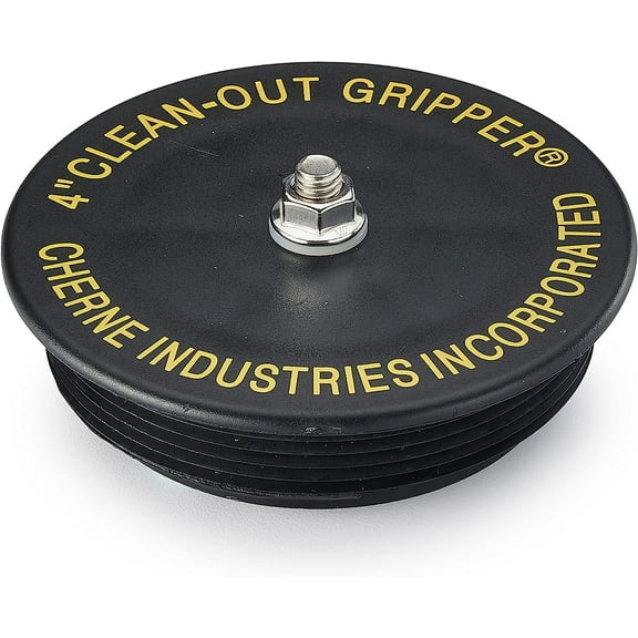 Cherne Pipe Plug,Hex Nut,2.2"H,4"Pipe 270188