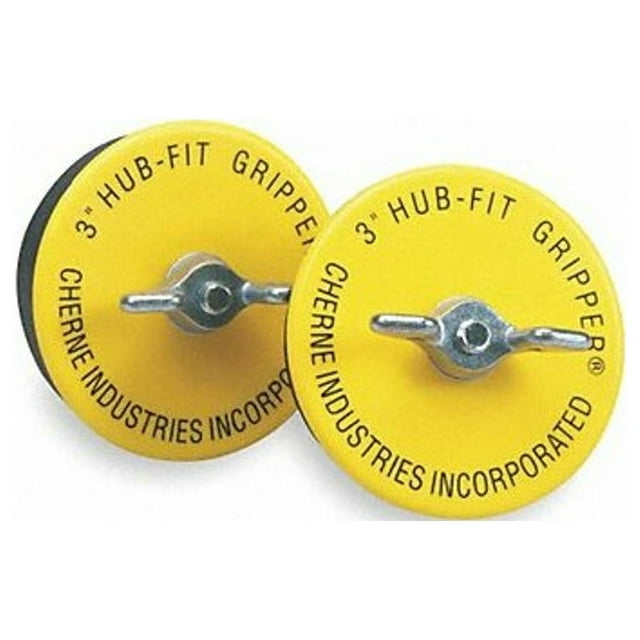 Cherne Pipe Plug,Wing Nut,2.4"H,3"Pipe 270538