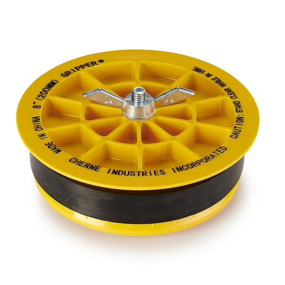 Cherne Pipe Plug,Wing Nut,3.75"H,8"Pipe 270270