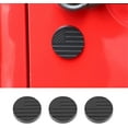 thumbnail image 1 of CheroCar Car Door Key Jack Trim Truck Door Lock Cover Protector Stickers for Jeep Wrangler TJ JK JL & Jeep Gladiator JT 1997-2022, Black, 1 of 9