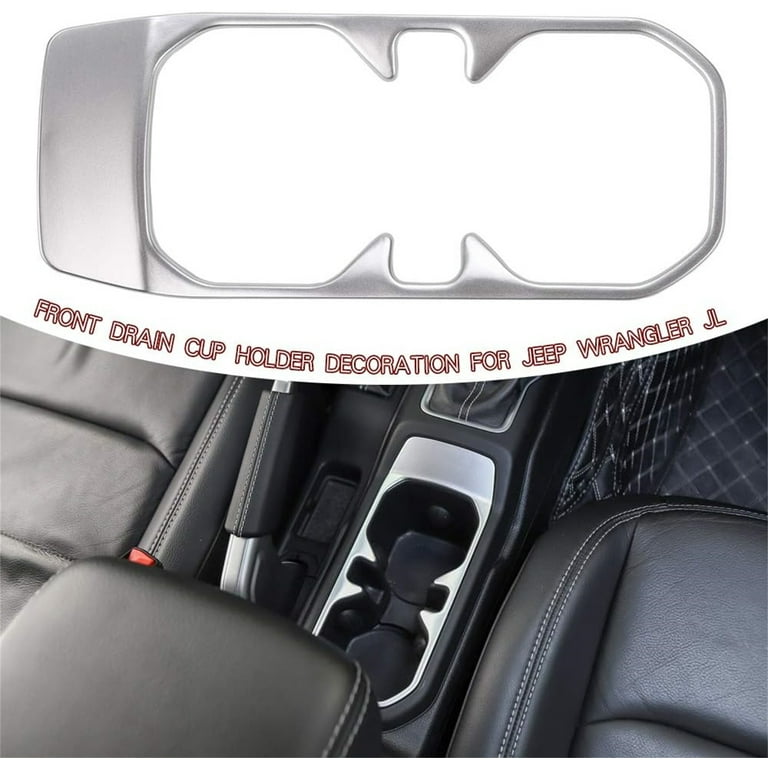 CupHolderHero fits Jeep Gladiator Accessories 2020-2023 Premium Custom  Interior Non-Slip Anti Dust Cup Holder Inserts, Center Console Liner Mats,  Door