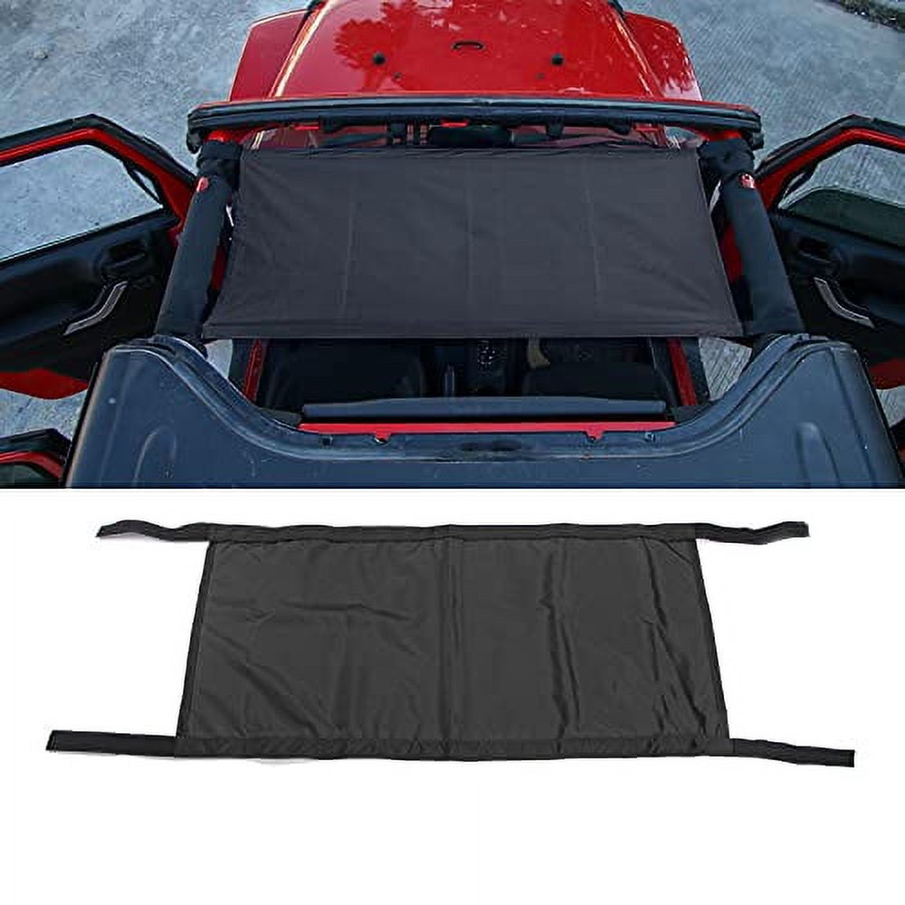 CheroCar Car Roof Sunshade for Jeep Wrangler & Wrangler Unlimited 1985
