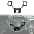 thumbnail image 1 of CheroCar Car Steering Wheel Cover Trim for Dodge RAM 2010-2017(Carbon Fiber Black), 1 of 7