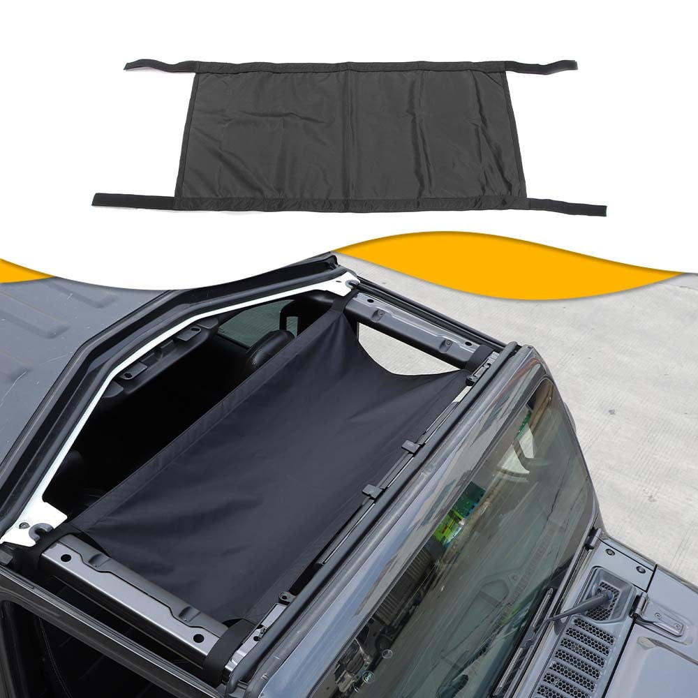 CheroCar Roof Hammock Sunshade Cover Top for Jeep Wrangler TJ JK JKU JL
