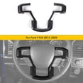 thumbnail image 1 of CheroCar Steering Wheel Trim Cover for Ford F150 2015-2020 Carbon Fiber Black, 1 of 7