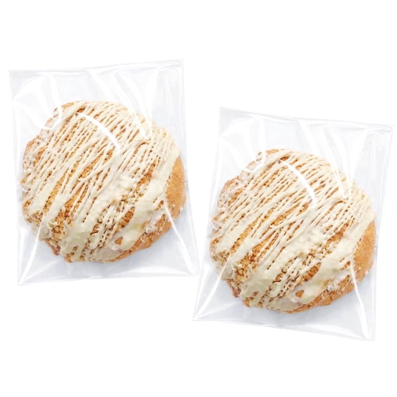 4"x 4", Clear Self Sealing Cellophane Bags for Gift Wrapping, Wrapping Candies, Cookies, Chocolates, Popcorn (200 Pcs)