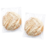 4"x 4", Clear Self Sealing Cellophane Bags for Gift Wrapping, Wrapping Candies, Cookies, Chocolates, Popcorn 200 Pcs