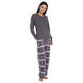 thumbnail image 1 of Cherokee (2 Piece) Womens Pajamas Set Shirt Pants Soft Cotton Blend, 1 of 3