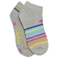 thumbnail image 1 of Cherokee 2Good Women 2 Pr Pack Bamboo No Show Socks, One Size, Striped Multi Ribbons, 1 of 2