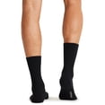 thumbnail image 1 of Cherokee EZComfort Men & Women 1 Pair Diabetic Crew Socks, S, Black, 1 of 4