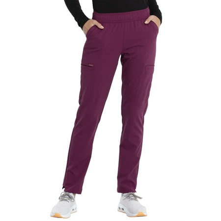 Cherokee Euphoria Women's Scrubs Pant Mid Rise Tapered Leg Drawstring CK140A