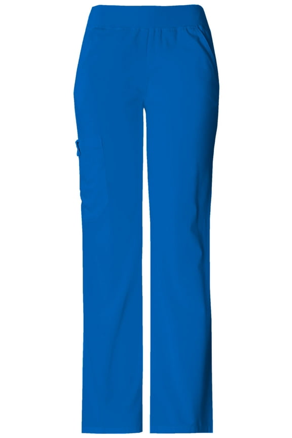 Flexibles Women's Scrubs Pant Mid Rise Knit Waist Pull-On 2085
