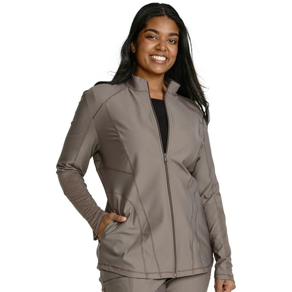 Cherokee Form Women's Warm Up Scrubs Jacket Zip Front CK390