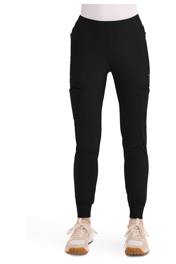 Form Scrubs Pant For Women Mid Rise Tapered Leg Drawstring CK092