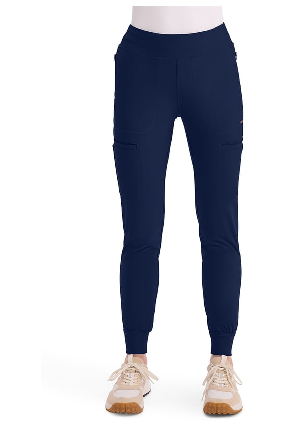 Form Scrubs Pant For Women Mid Rise Tapered Leg Drawstring CK092