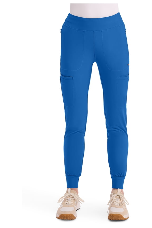 Form Scrubs Pant For Women Mid Rise Tapered Leg Drawstring CK092