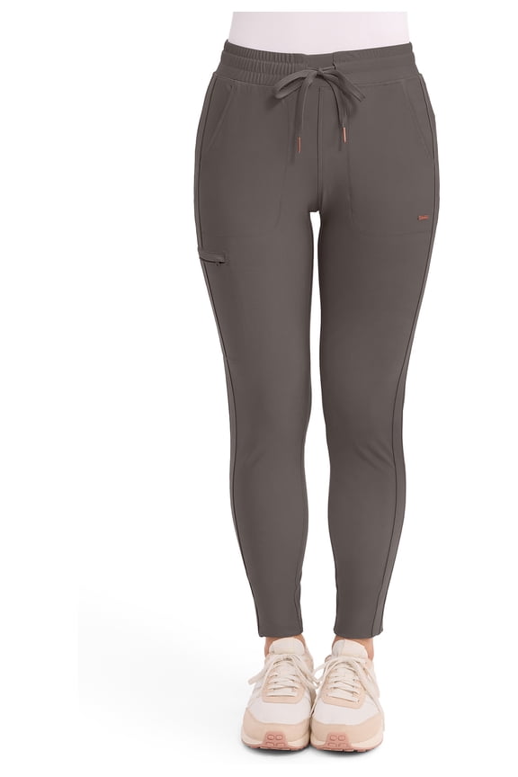 Form Scrubs Pant For Women Mid Rise Tapered Leg Drawstring CK095