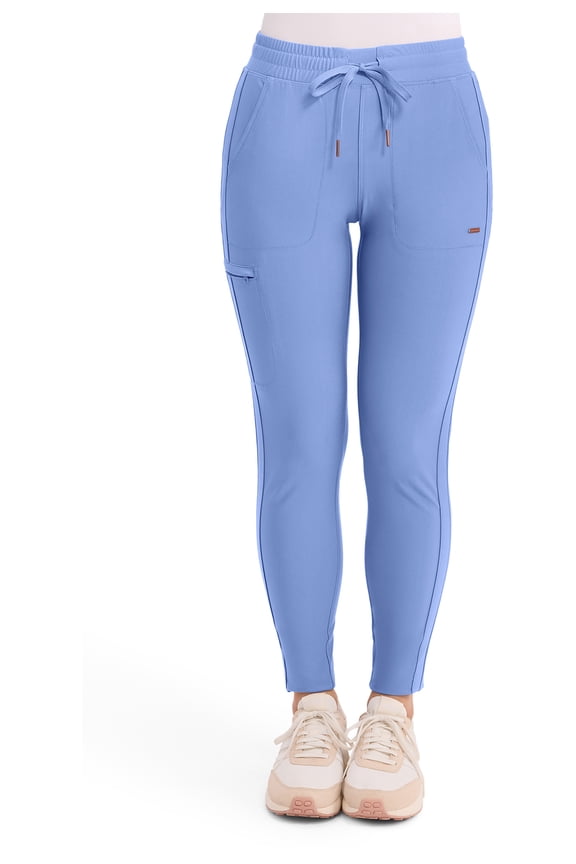 Form Scrubs Pant For Women Mid Rise Tapered Leg Drawstring CK095
