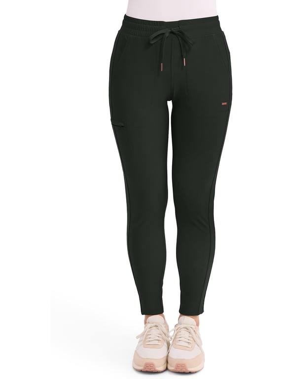 Form Scrubs Pant For Women Mid Rise Tapered Leg Drawstring CK095