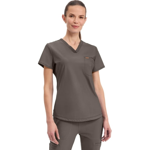 Cherokee Form Scrubs Top For Women Tuckable V-Neck CK819