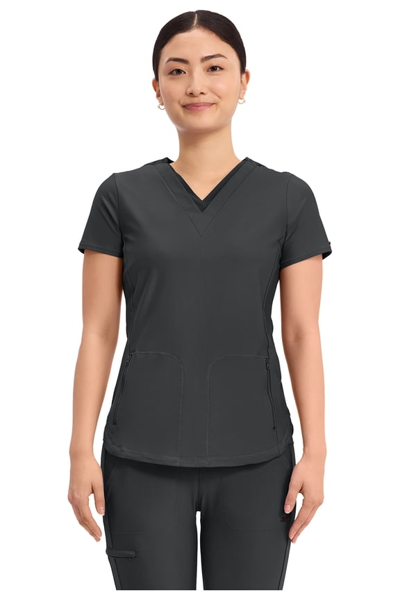 Form Scrubs Top For Women V Neck CK843