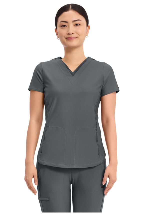Form Scrubs Top For Women V Neck CK843