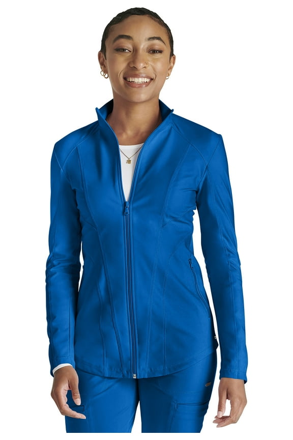 Form Women's Warm Up Scrubs Jacket Zip Front CK390