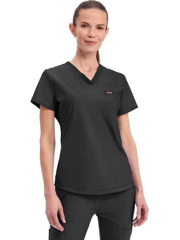 Form Women's Scrubs Top Tuckable V-Neck CK819