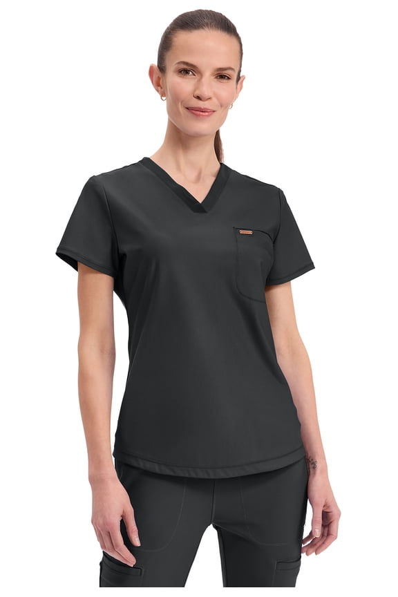 Form Women's Scrubs Top Tuckable V-Neck CK819