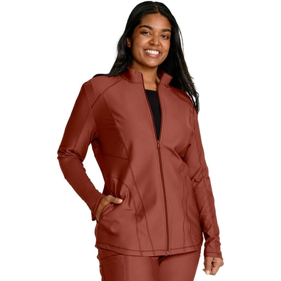 Cherokee Form Women's Warm Up Scrubs Jacket Zip Front CK390