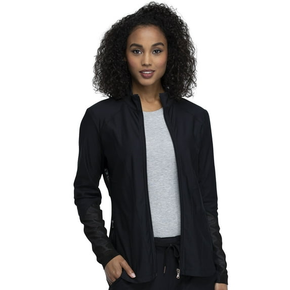 Cherokee Form Women's Warm Up Scrubs Jacket Zip Front CK390