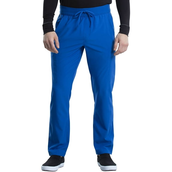Cherokee Iflex Men Scrubs Pant Tapered Leg Drawstring Cargo CK006