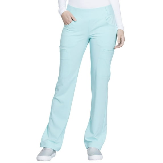 Cherokee Iflex Women's Scrubs Pant Mid Rise Straight Leg Pull-On CK002