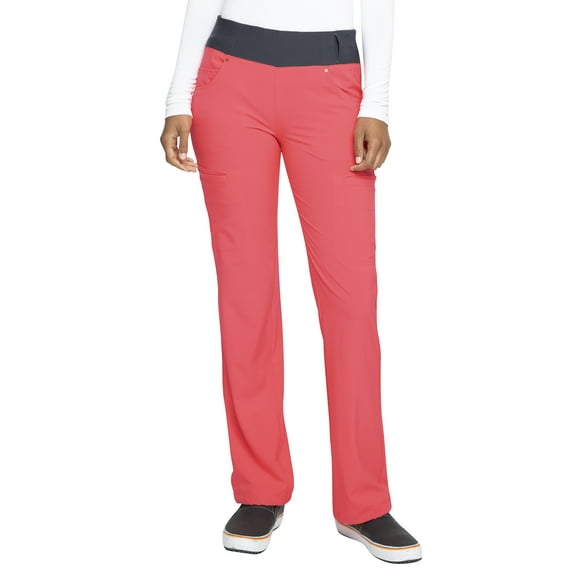Cherokee Iflex Women's Scrubs Pant Mid Rise Straight Leg Pull-On CK002