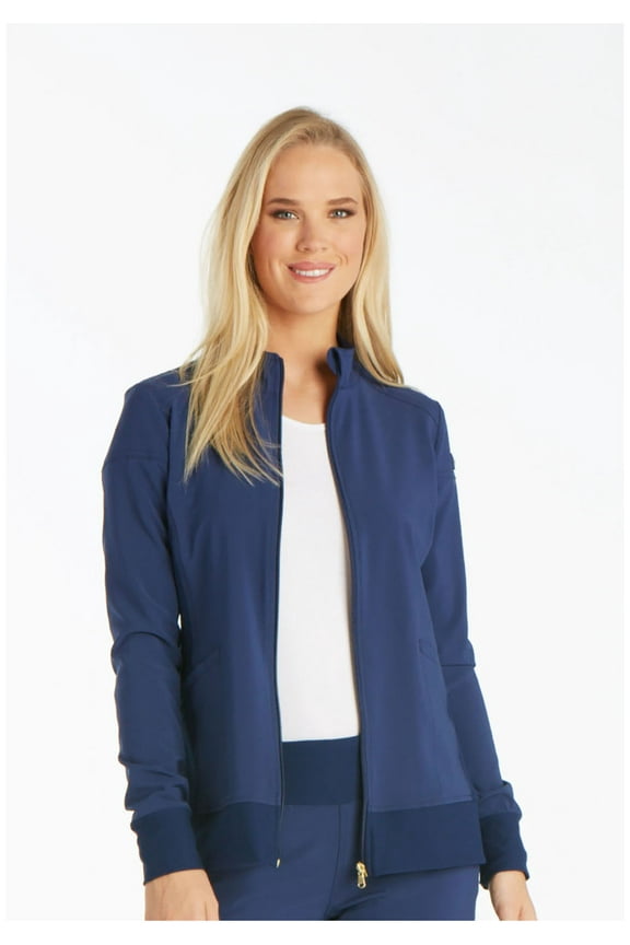 Iflex Women's Warm Up Scrubs Jacket Zip Front CK303