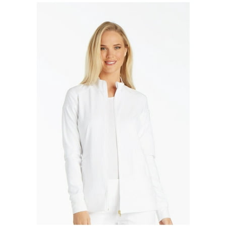 Cherokee Iflex Women's Warm Up Scrubs Jacket Zip Front CK303