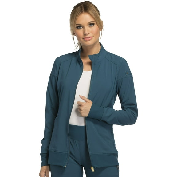 Cherokee Iflex Women's Warm Up Scrubs Jacket Zip Front CK303