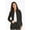 Black, variant on Cherokee Iflex Women's Warm Up Scrubs Jacket Zip Front CK303