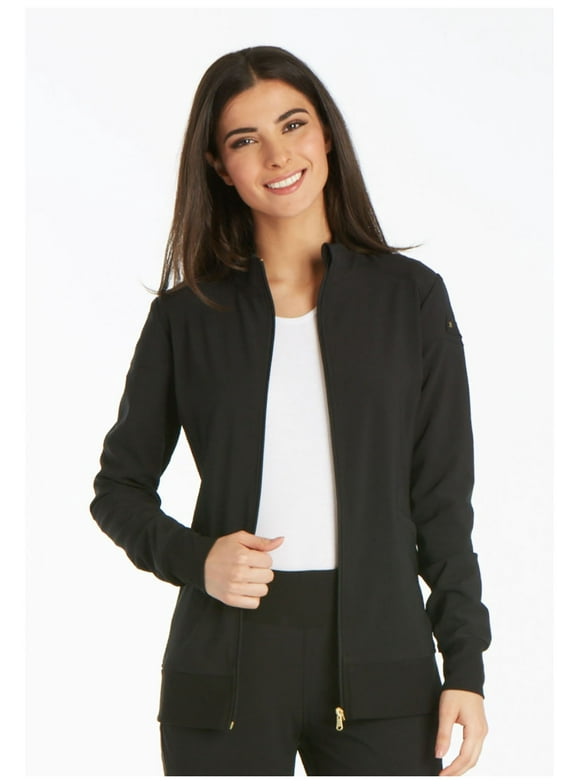 Cherokee Iflex Women's Warm Up Scrubs Jacket Zip Front CK303