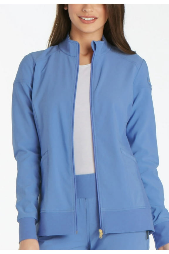 Iflex Women's Warm Up Scrubs Jacket Zip Front CK303