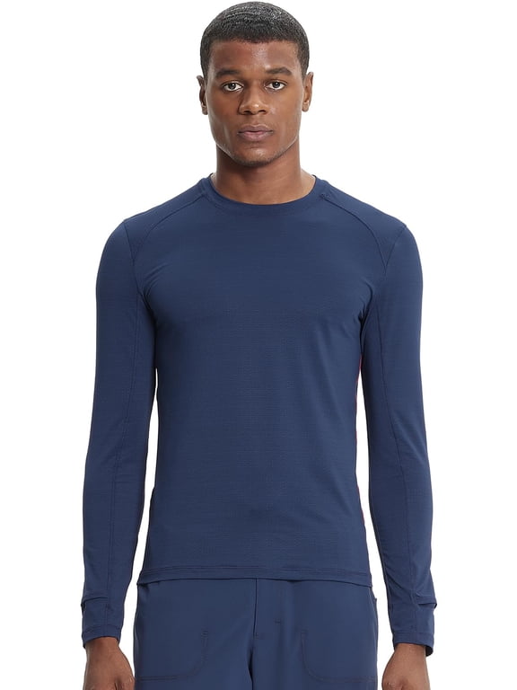 Infinity Essentials Long Sleeve Underscrub for Men Round Neck