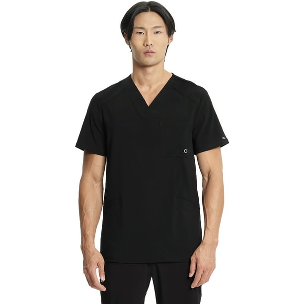 Infinity Cherokee V- Neck Men's Scrub Top with Rib Knit Back Infinity Cherokee V- Neck Men's Scrub Top with Rib Knit Back