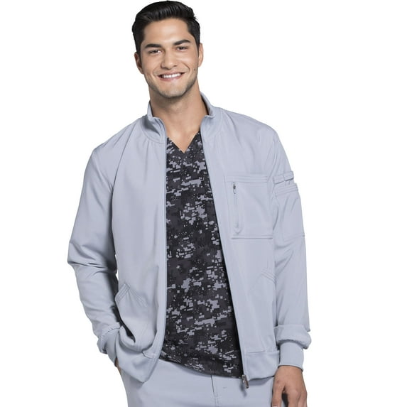 Cherokee Infinity Men Warm Up Scrubs Jacket Zip Front CK305A