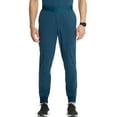 thumbnail image 1 of Cherokee Infinity Mens Scrub Jogger Pants, Pull-on with 4 Pockets Interior Drawstring Plus Size IN204A, 2XL, Caribbean Blue, 1 of 5