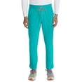 thumbnail image 1 of Cherokee Infinity Scrub Cargo Pants for Men Drawstring Straight Leg Pant IN200A, S, Teal Blue, 1 of 7